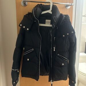 SAM moto puffer coat